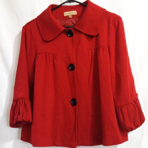 Notations Girl's Red blouses Size:M - Picture 1 of 5